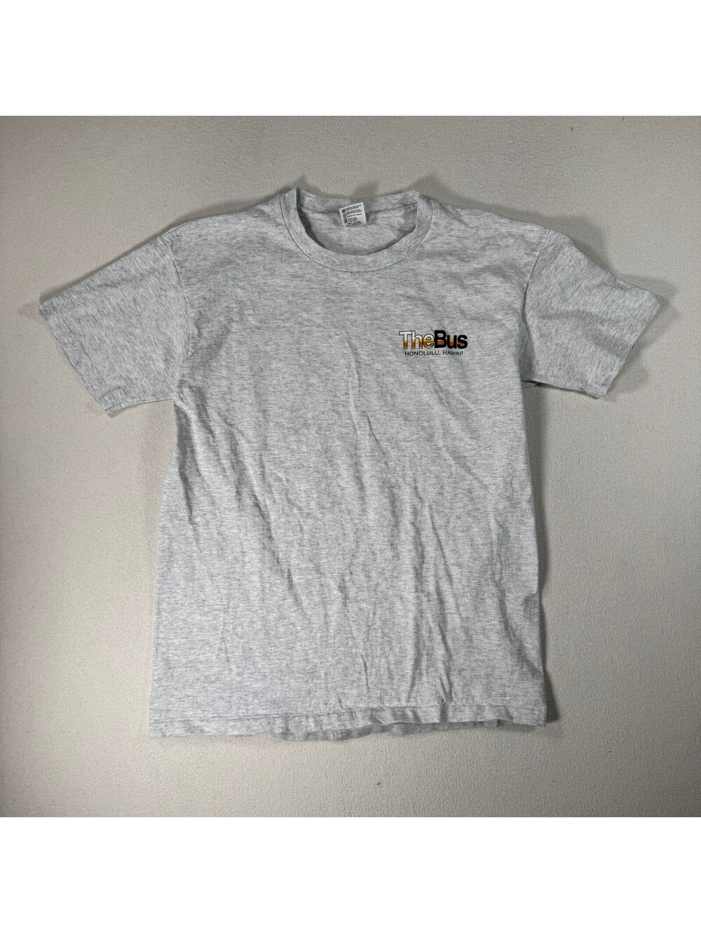 Vintage TheBus Honolulu Hawaii Gray T-Shirt Large